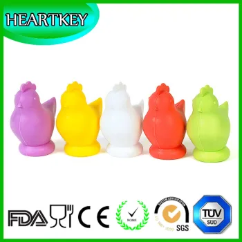 Cluck Yolk Separator Eggs Egg Separate Hen Chicken Chick Shaped White Silicone