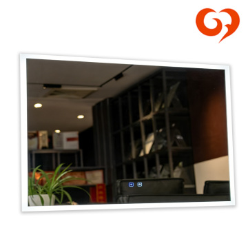 Specchio moderno dotato di altoparlante integrato