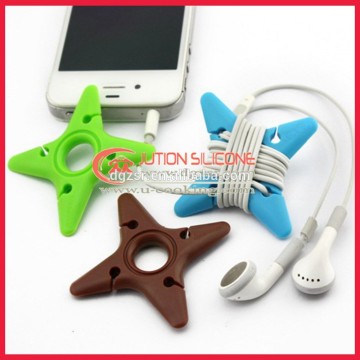 Factory direct sale eco-friendly hot selling silicone cabel winder