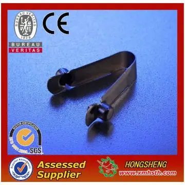 Manufacturer Supplied Zinc Plated Spring Button Clip