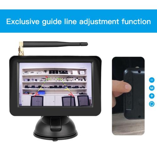 Wireless Parking System Reverse Camera with Monitor 4.3inch