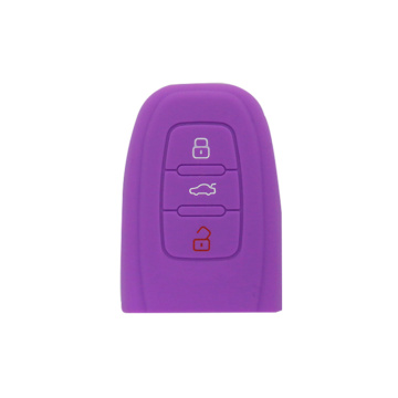 Audi 3 buttons car silicon key case