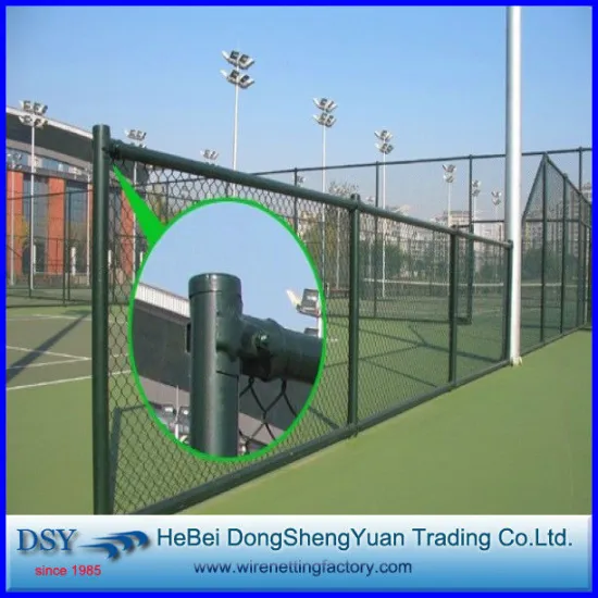Sports ground chain link fence/Hot Dipped Galvanized Farm Fencing Chain Link Fence/cheap galvanized pvc