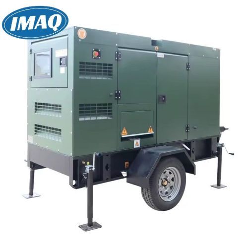 Diesel Generator Price with Wheels Mobile Movable Type