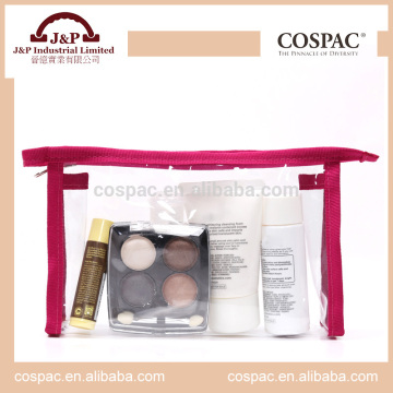 Good price pu cosmetic bag travel for certificates