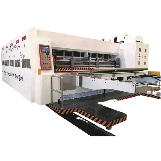 Corrugated Board Carton Printing, Die Cutting, and Slotting Machine for 4-Color Ink Applications