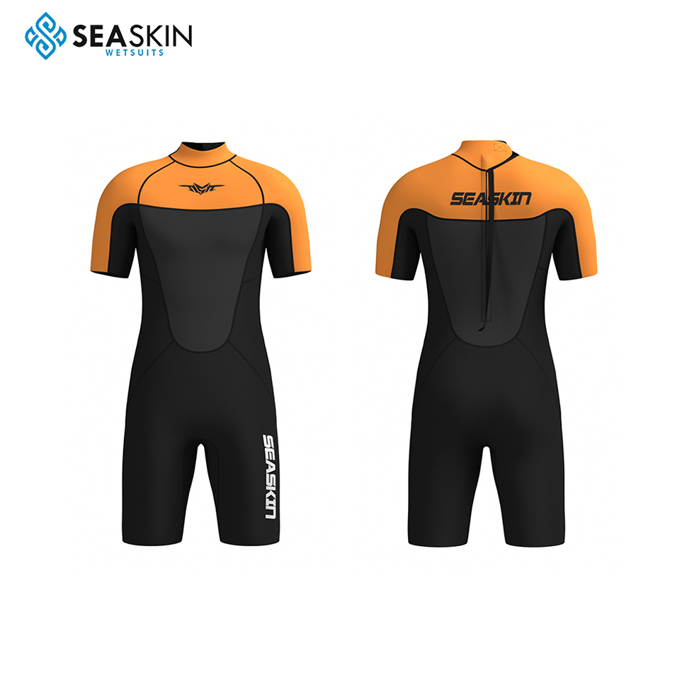 Traje de húmedo corto de alta calidad para hombres 2 mm cr neopreno traje de primavera snorkel traje de neopreno