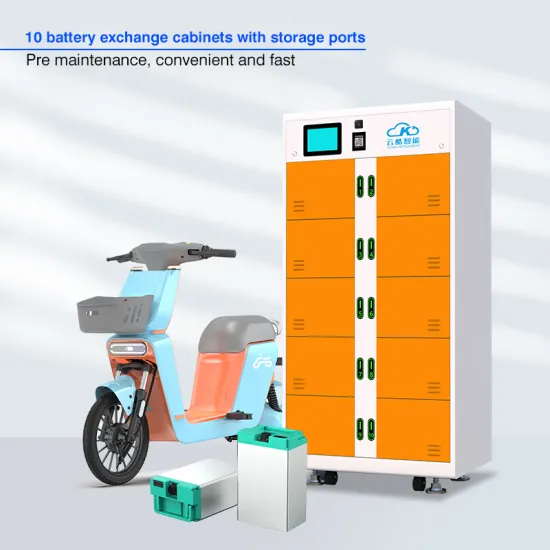 Practical Front-Maintenance 10Slots Battery Swapping Station