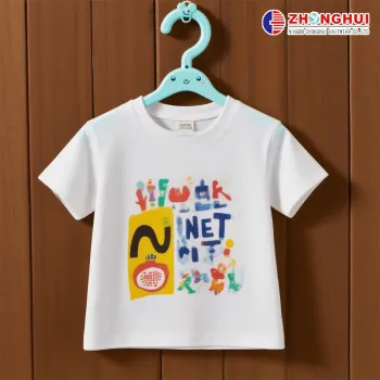 Custom Kids Cotton White Printed Tee