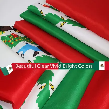 100% Polyester National Mexican Flag