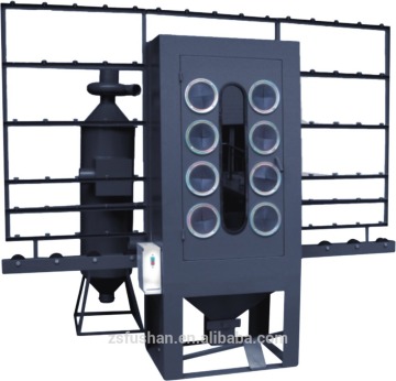FS03B CE certificate half automatic glass sandblasting machine