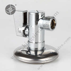 Chrome plate angle valve