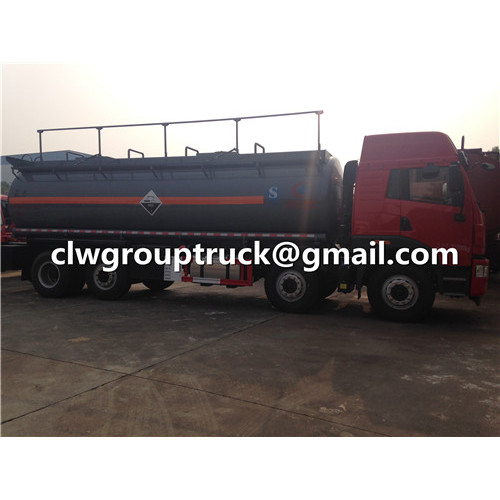 FAW 8X4 17CBM Corrosive Liquid Transport Tanker