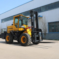 Rough Terrain Pneumatic Forklift 4x4 Diesel Lift Truck