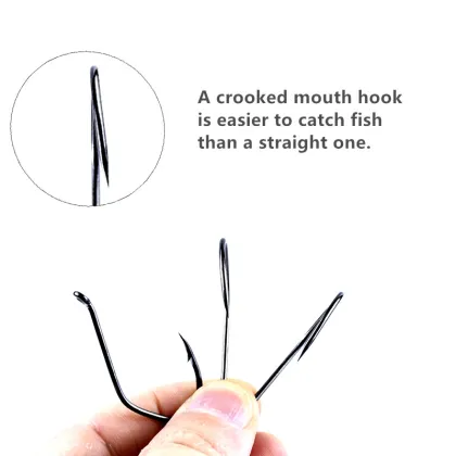 KD14000 Style Gamakatsu Hook - Anzuelos Pesca Bulk Crooked Mouth Catfish Hooks