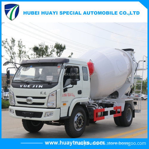 SAIC YUEJIN X300 4CBM Euro 5 Concrete Mixer Truck - Factory Direct Sale