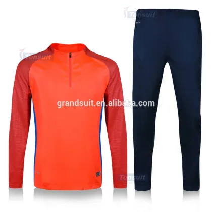 Best selling group tracksuit thai qiality football uniforms design your own logo soccer jersey set long sleeve