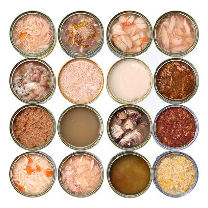 Canned Natural Chicken Meat Wet Pet Food for Cats