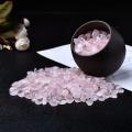 Multi Size Natural Rose Quartz Chips Bead Tumbled Stone Irregular Shaped Healing Crystal Loose Beads for Home Decoration