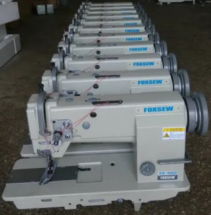 Double Needle Unison Feed Heavy-Duty Lockstitch Sewing Machine
