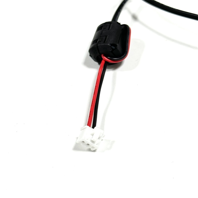 XH2.54 3Pin to Ring Terminal DC Power Cable with Ferrite Core 48V Discharge Module Harness Length 650mm