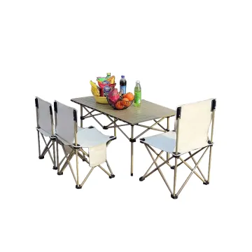 Portable Outdoor Garden Furniture: Folding Tables and Chairs for Barbecue, Camping, and Picnic