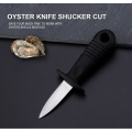 Нож для устриц с черной ручкой