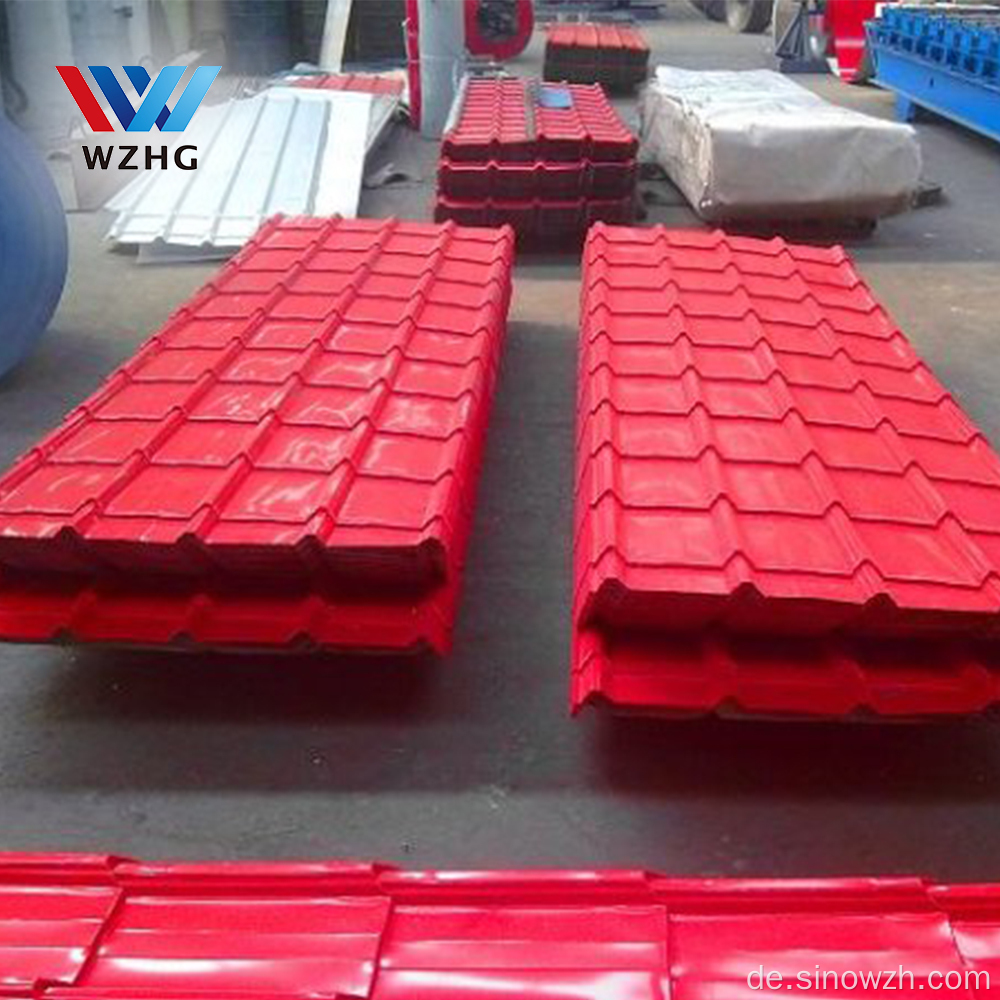 Trapezoid Corrugation Stahlplatte