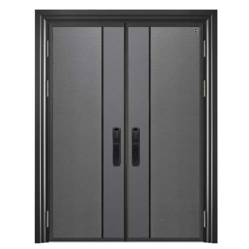 Villa Aluminium minimaliste Black Empreinte Black Front Door