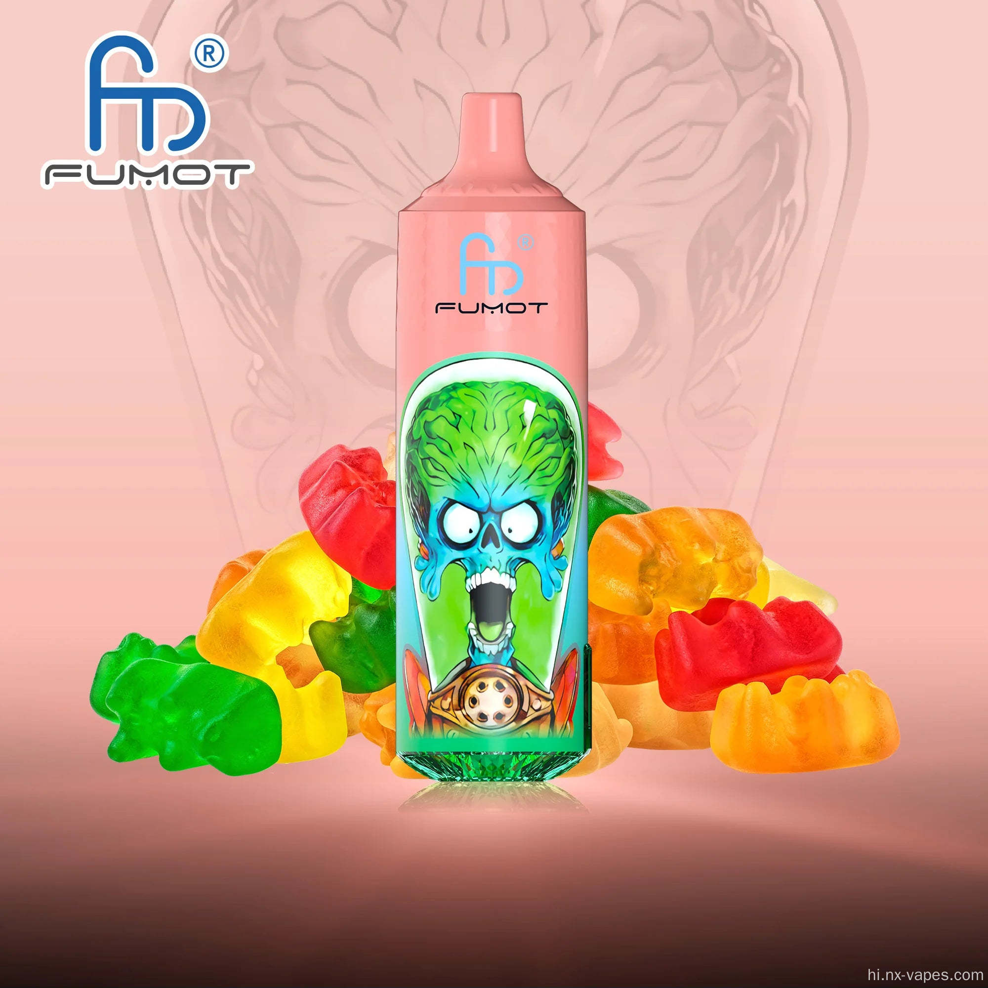 Fumot Randm Tornado 9000 पफ्स Vape थोक