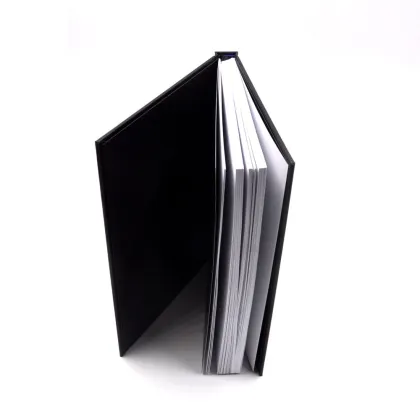 round square back gold foil stamping paper hardcover book printing