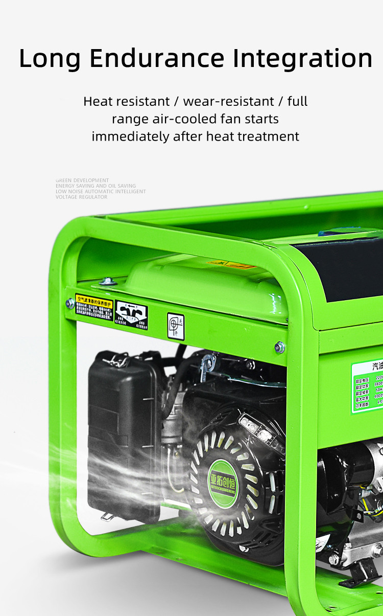 3 5 6 8 10kw Small Household Gasoline Generator