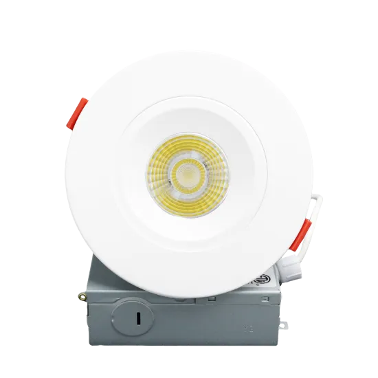 Adjustable Die-Casting LED Downlight 8W 2 Inch 3CCT/5CCT Anti-Glare Recessed COB for Commercial Use