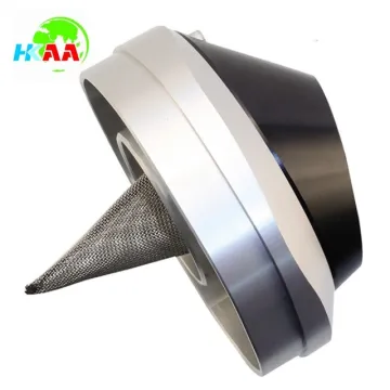 Precision machined OEM stainless steel spark arrestor end caps with TS16949 certification