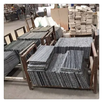 Zebrano Black Forest Marble Book Match Slabs for Interior Walls