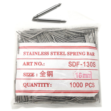 Wholesale Bulk Pack of 1000pcs SDF-130S Watch Strap Spring Bars, Watch Band Links & Pin Tools - Steel Watch Repair Accessories