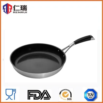 18/8 stainless steel frying pan