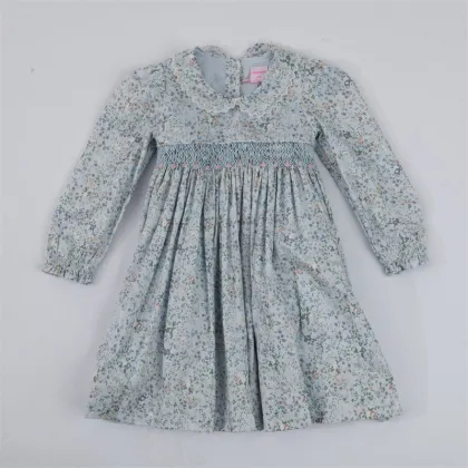 Cute Floral Long-sleeved Skirt Autumn