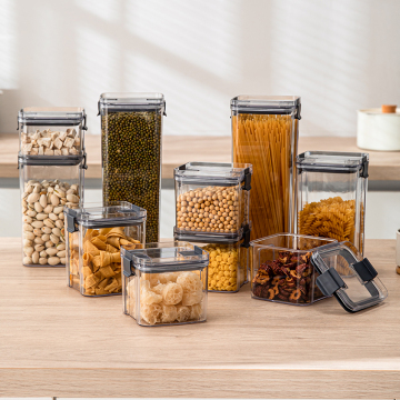 Wholesale Kitchen Organizer Set: Clear Plastic Airtight Food Storage Containers