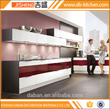 contemporary design high glossy uv kitchen furniture