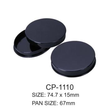 Round Cosmetic Plastic Compact Container CP-1110