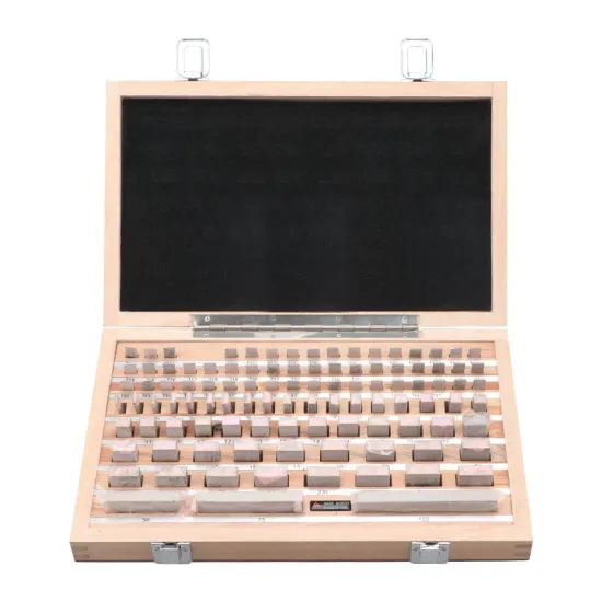 38pcs High Quality Alloy Stainless Steel Calibration Gauge Block Set