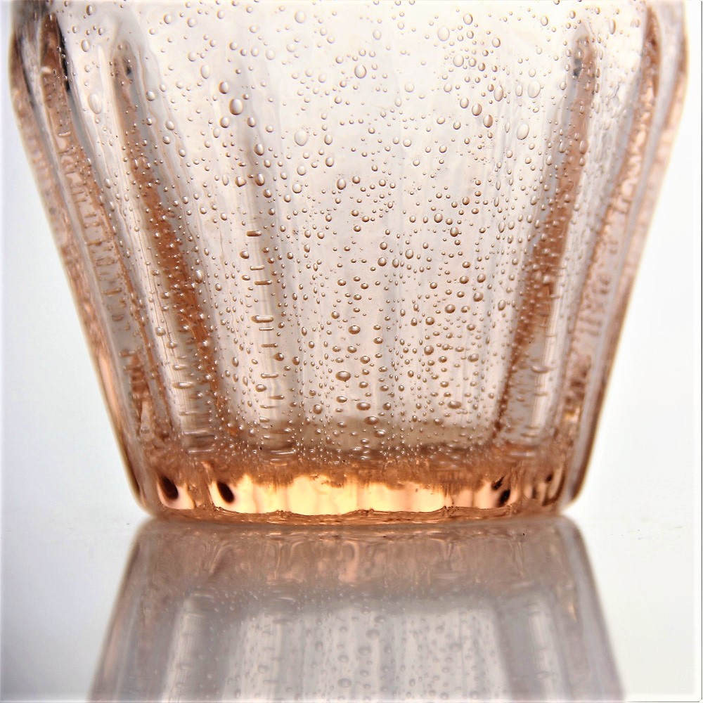 Bubbles Recycled Drinkware Glass