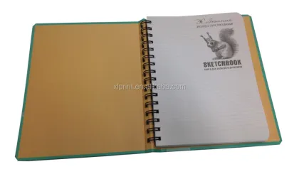 Hardcover wire-o binding notebook printing