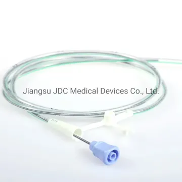 PVC/TPU Radiopaque Nasojejunal Feeding Tube with Tungsten Tip and Stylet