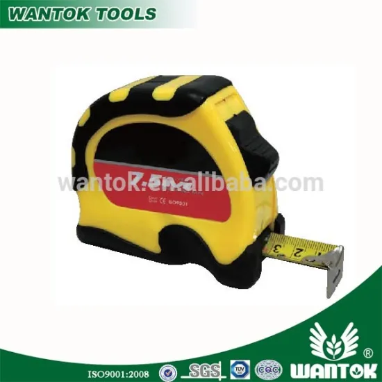 Rubber Cover White Steel Measuring tape Tape Measure