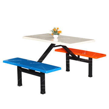 Customizable High-Quality Glass Fiber Reinforced Material Tables: Canteen, School, and Outdoor Dining Solutions