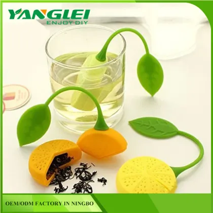 Drinker Teapot Teacup Herb Tea Strainer Filter Infuser Bag Lemon Silicone