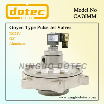 CA76MM 3" Manifold Mount Dust Collector Pulse Jet Diaphragm Valve 24V