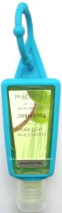 Blue Hand Sanitizer silicone holder
